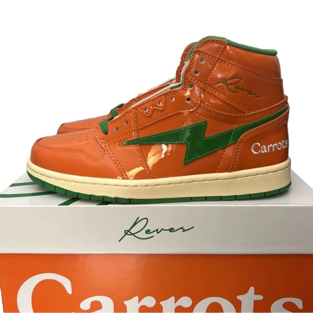 Carrots by Anwar Carrots x Reeves Paris x Kool KIY Hi 85 “Carrots” sneakers!